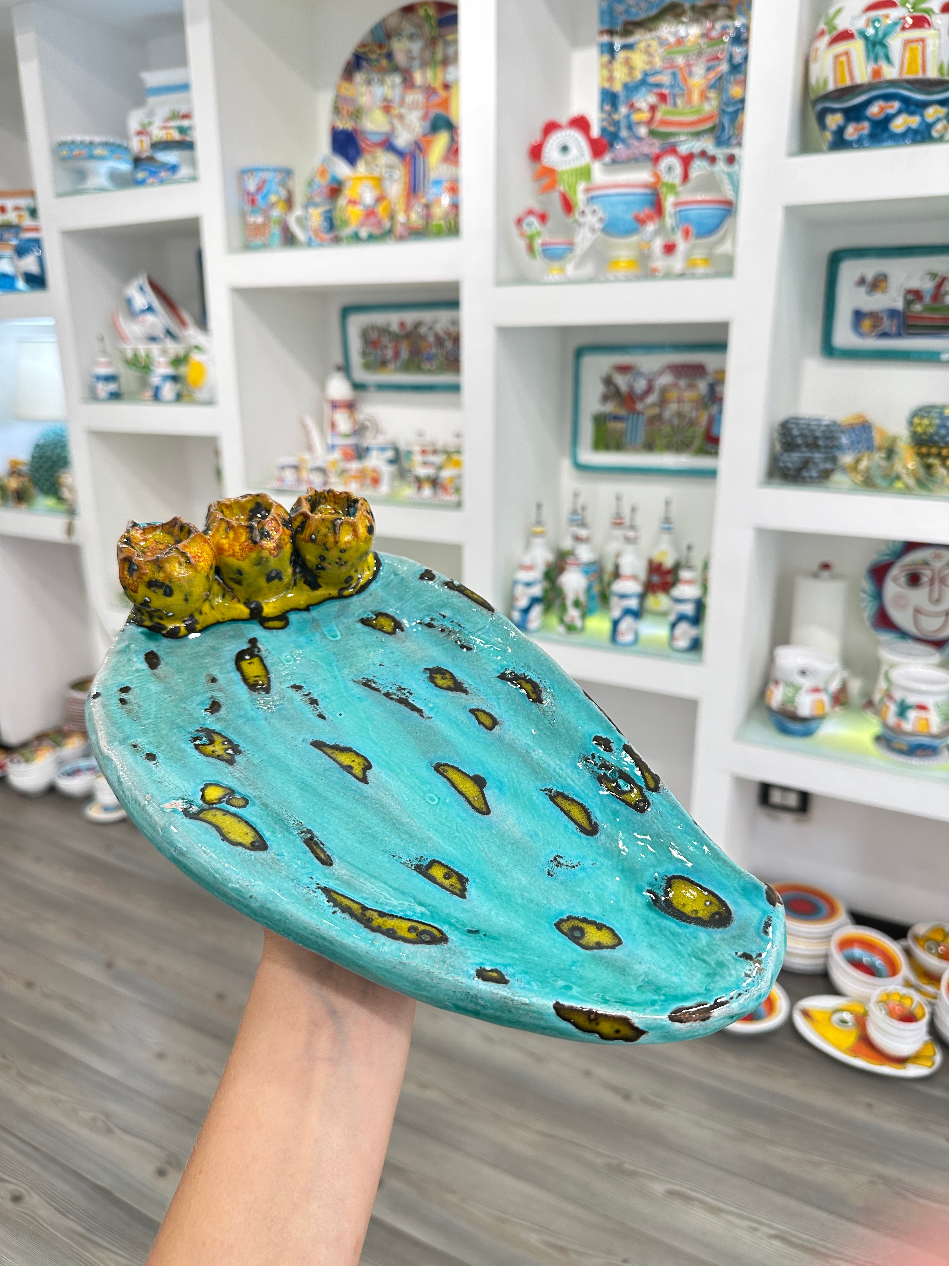 Pala di fico d'india - Verde e Giallo