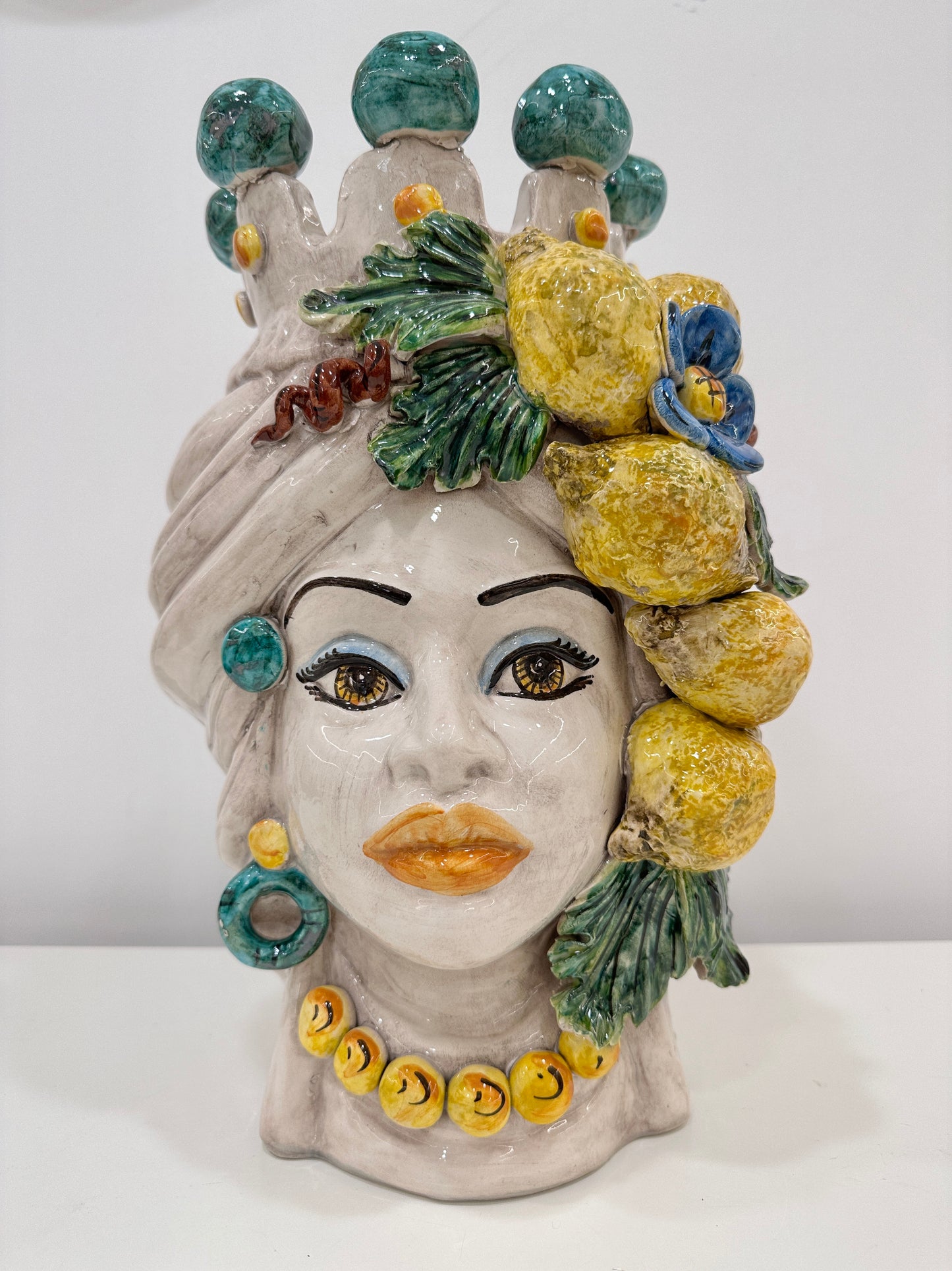 Teste Di Moro - Limoni - H 40 cm