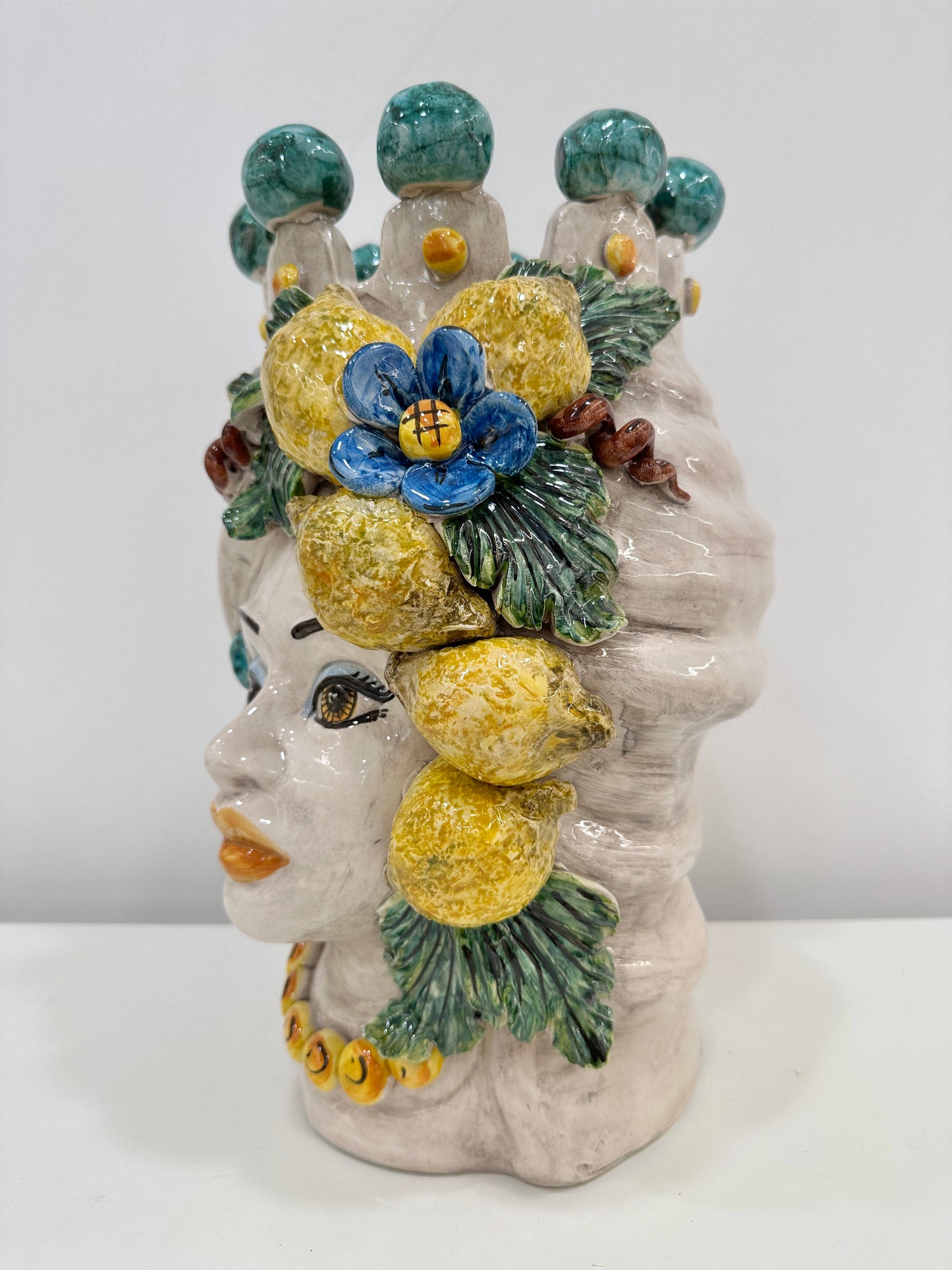 Teste Di Moro - Limoni - H 40 cm