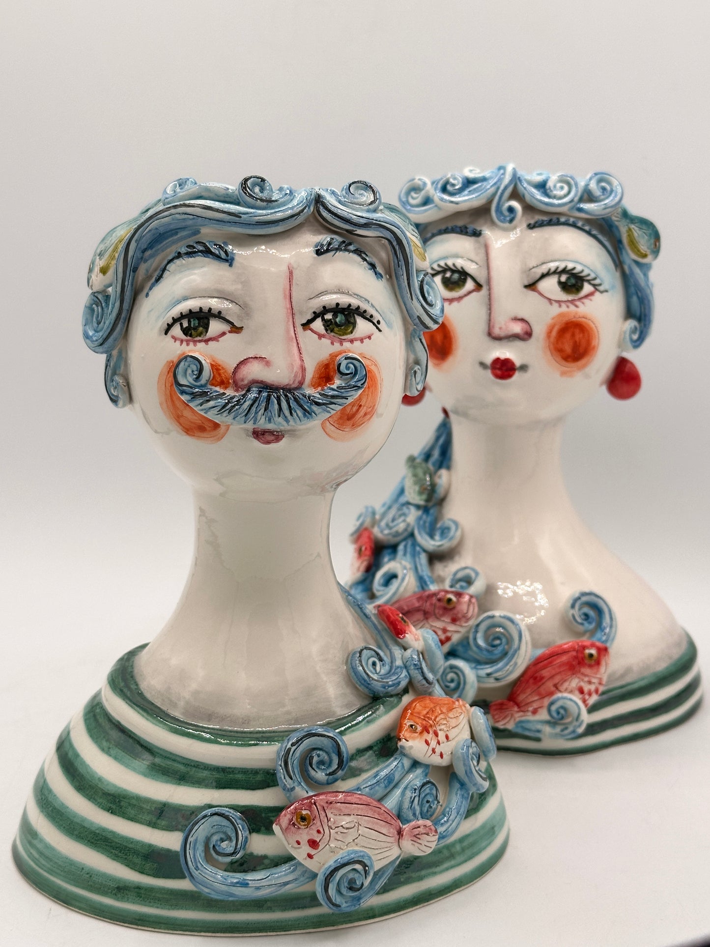 Teste di Moro - Mezzo busto - Coppia