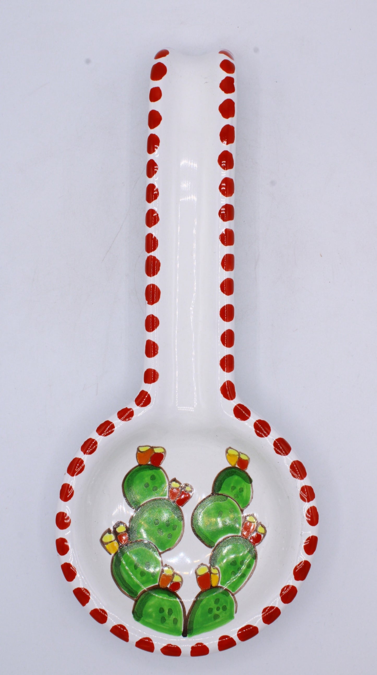 Poggiamestolo Fichi D'india - Ceramiche Di Sicilia
