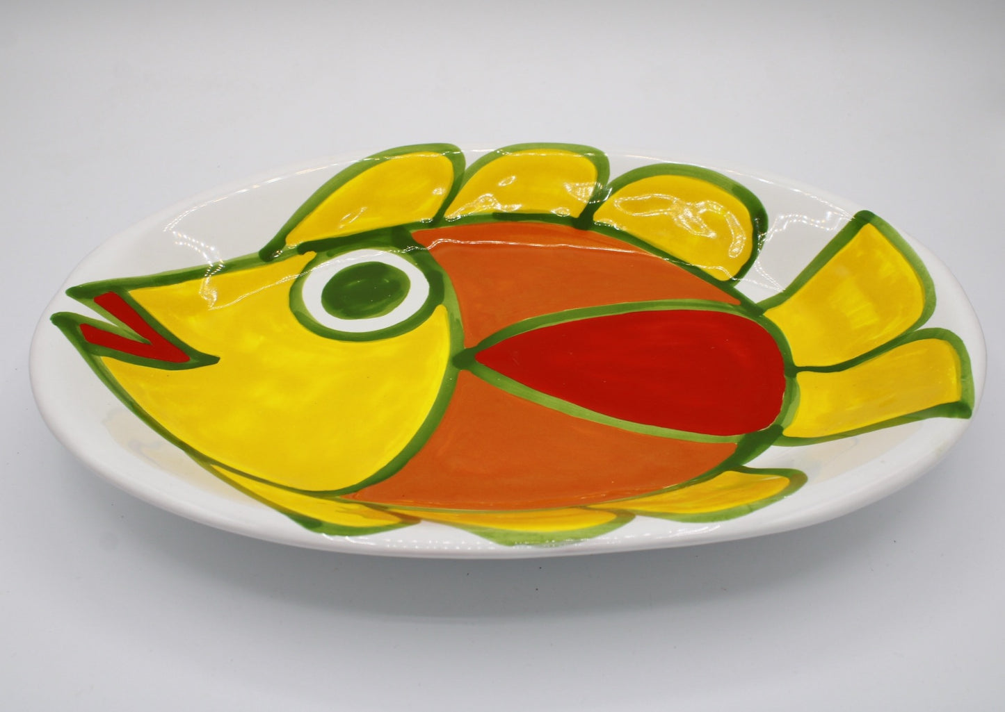 Piatto Ovale Palermo - Ceramiche Di Sicilia