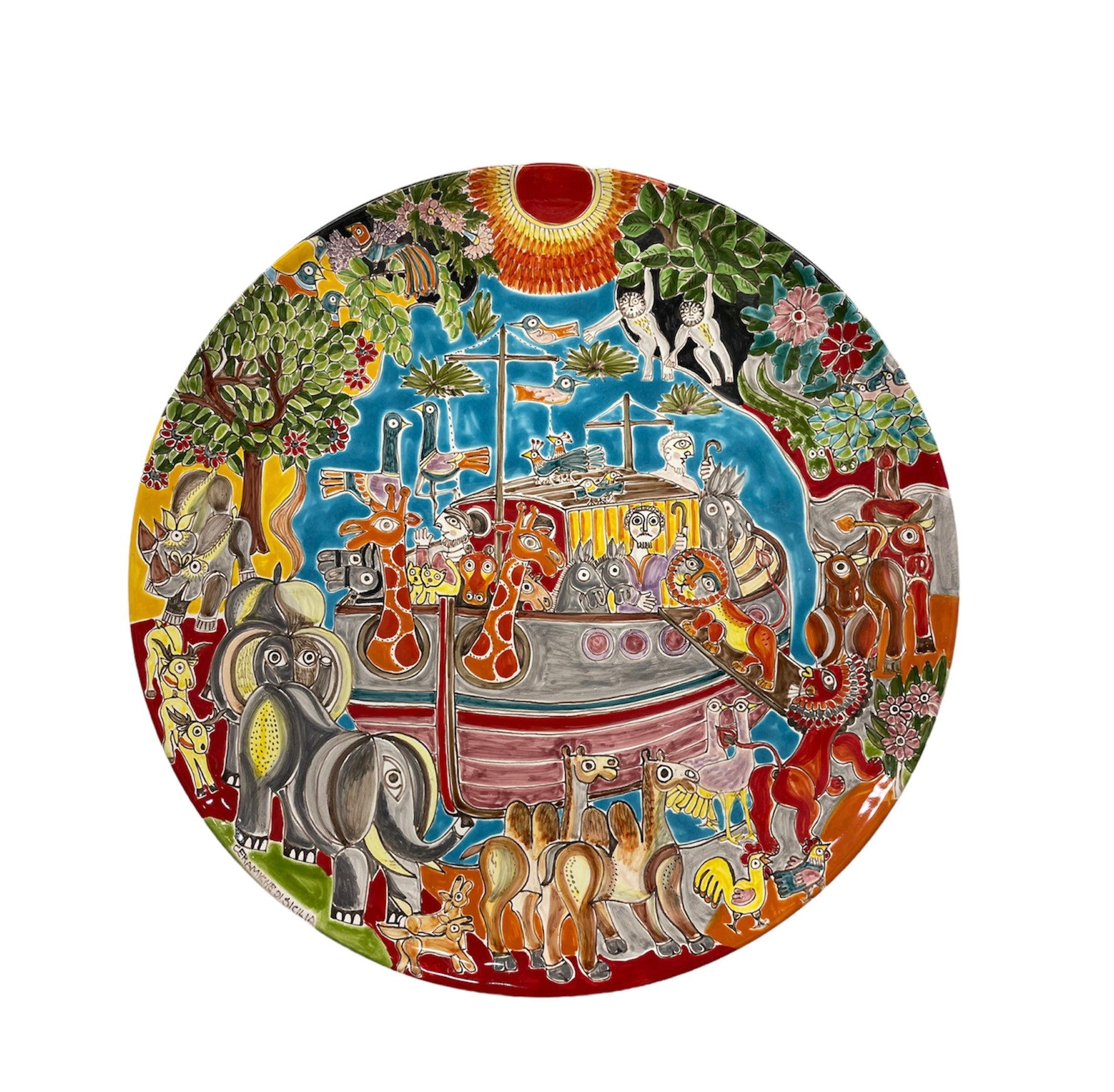 Assiette Ronde - Arche de Noé