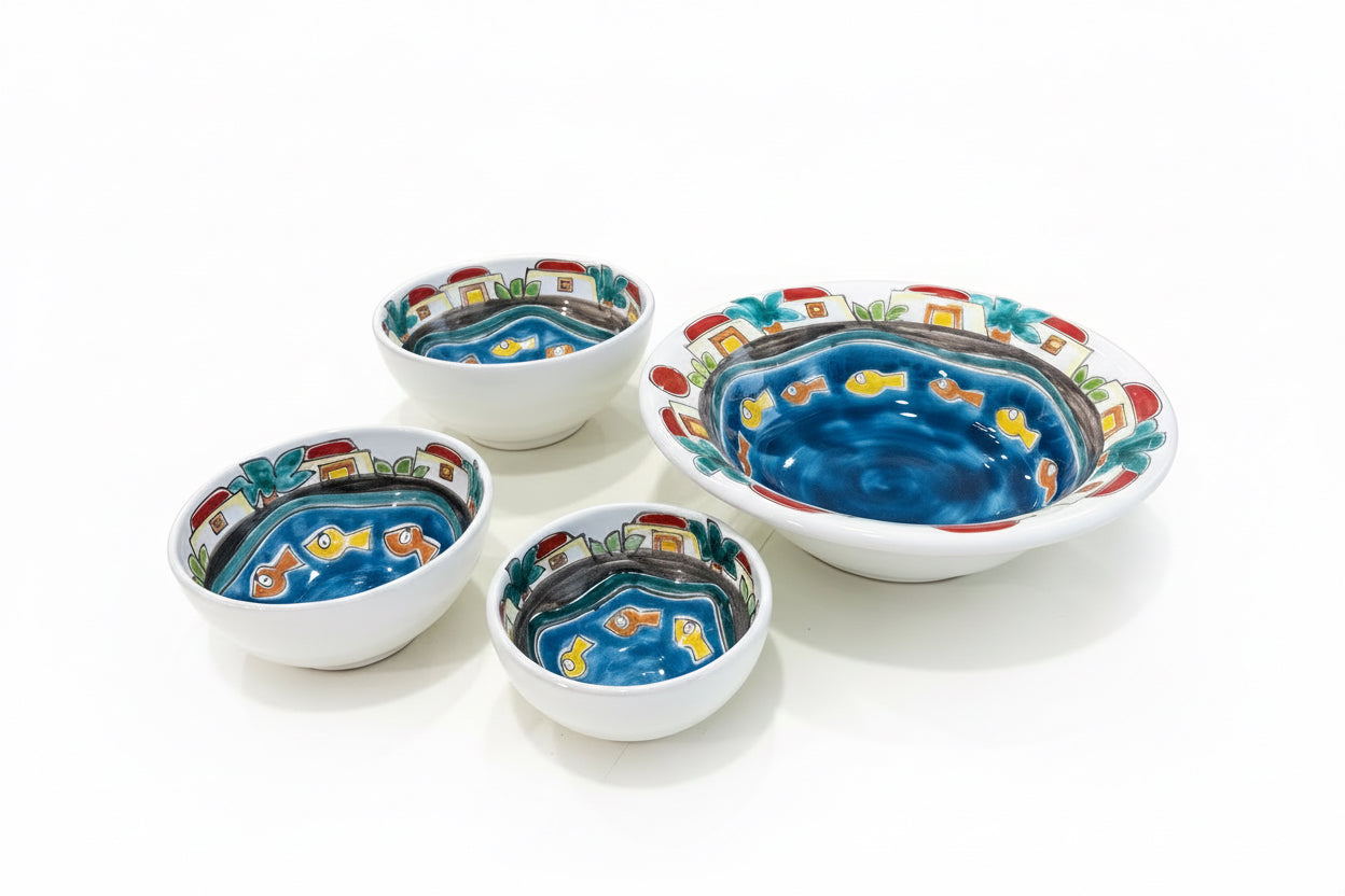 Ciotola Pantelleria Mare Blu Francese