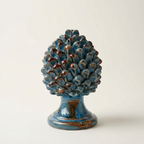Pigna Celeste/rosso/arancio - H20 cm