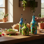 Bottiglia Fichi D’india Fondo Colorato