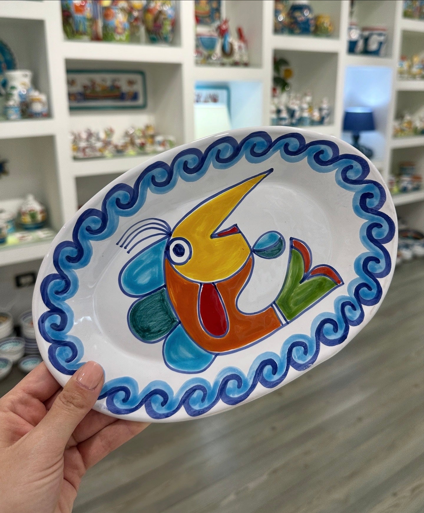 Piatto Ovale Pesce Spada