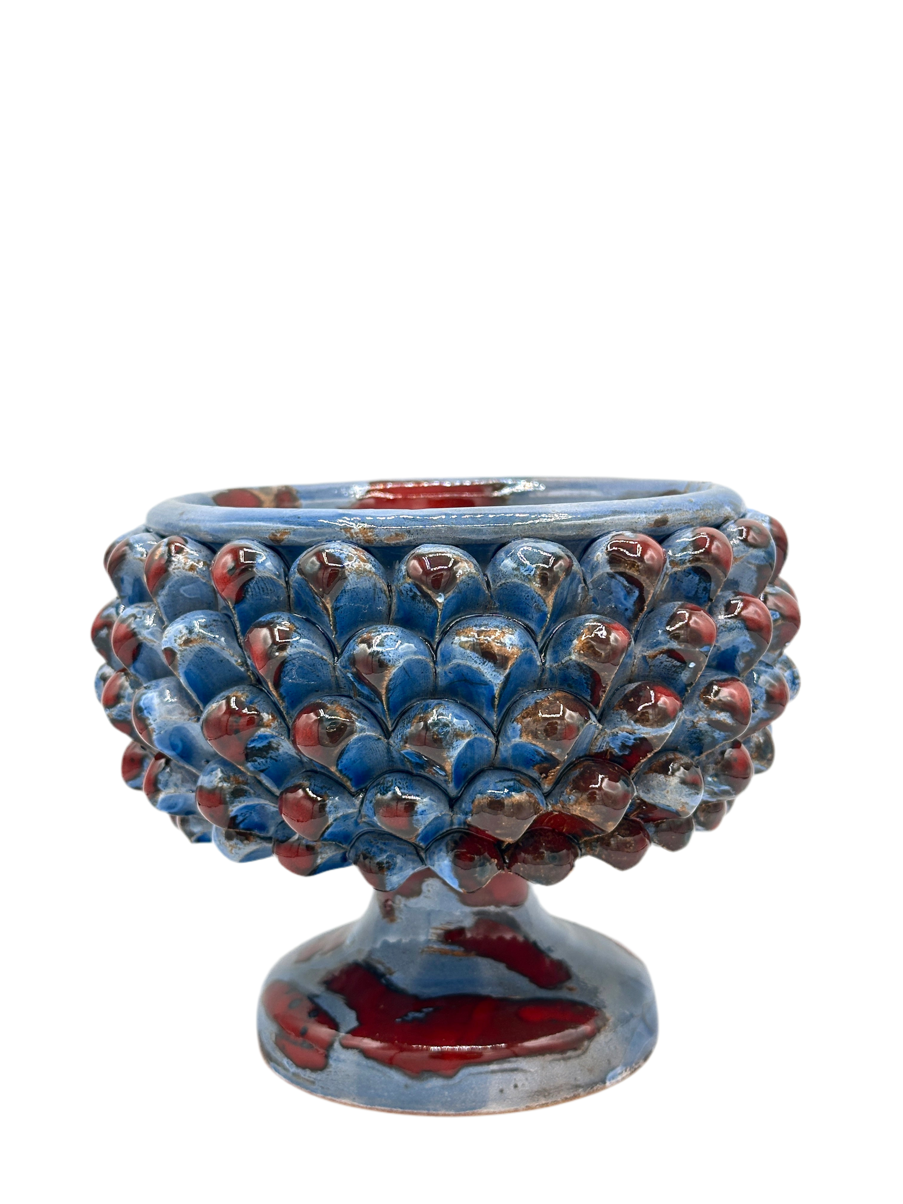 Mezza Pigna Blu e rosso
