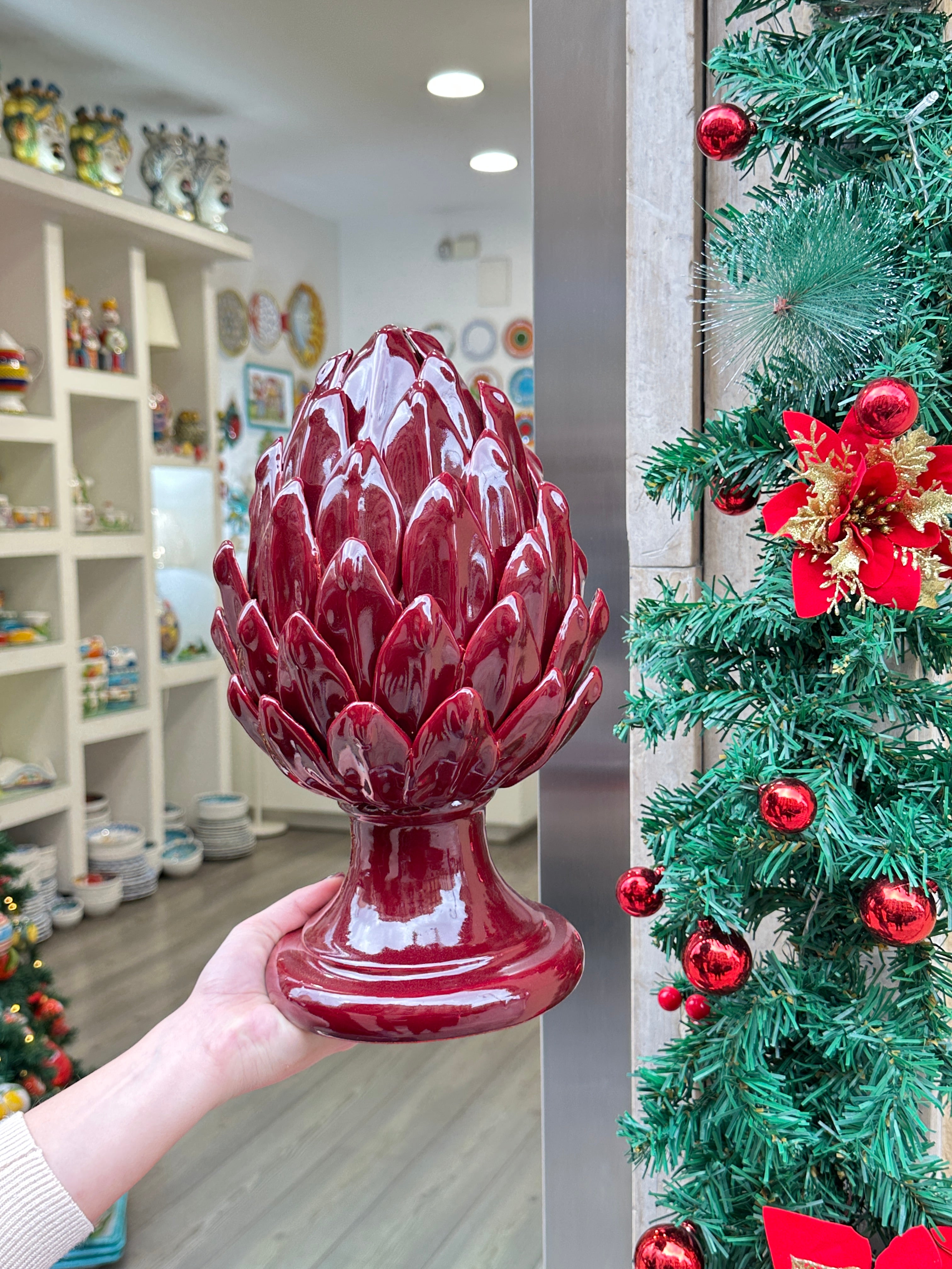 Carciofo Bordeaux- H 30 cm