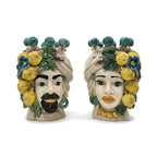 Teste di Moro - Limoni - H 30 cm