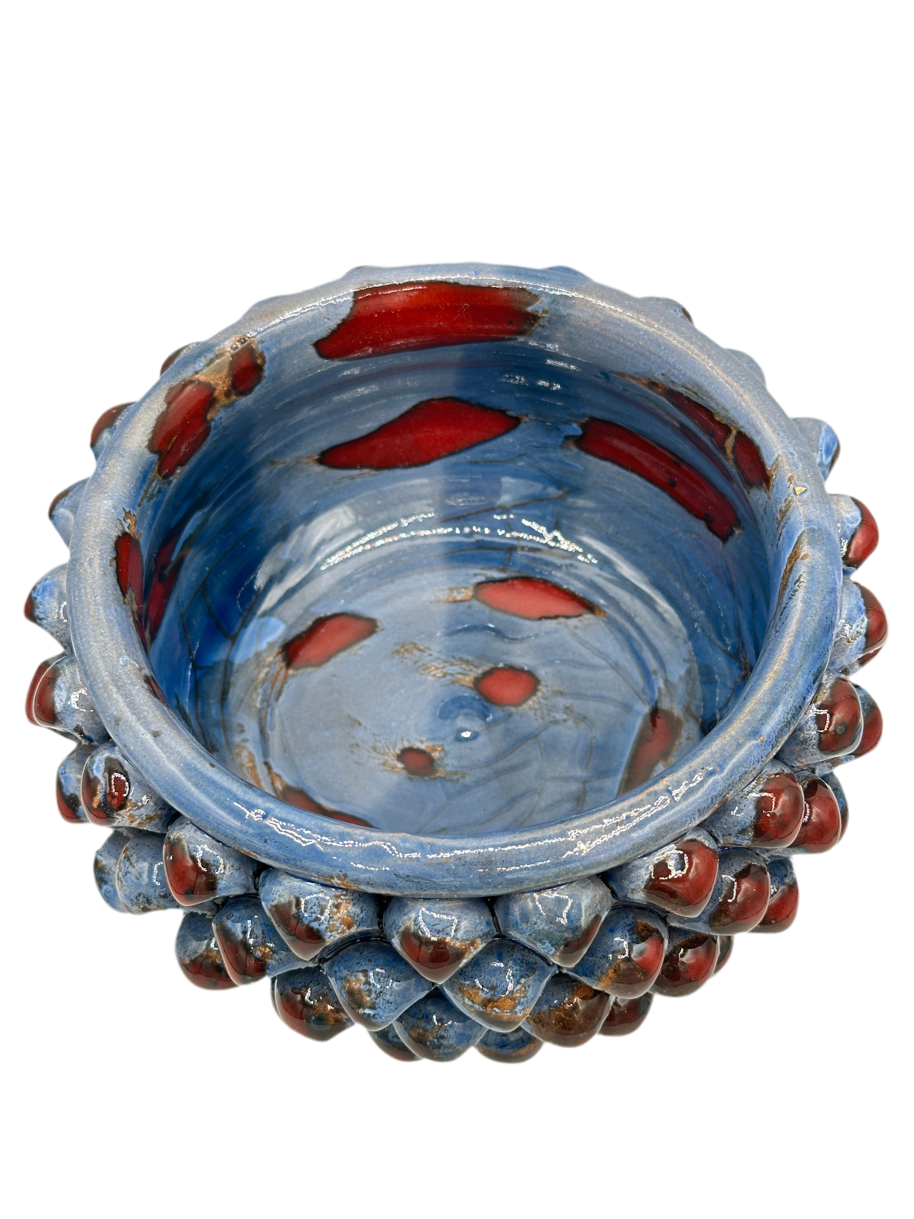 Mezza Pigna Blu e rosso