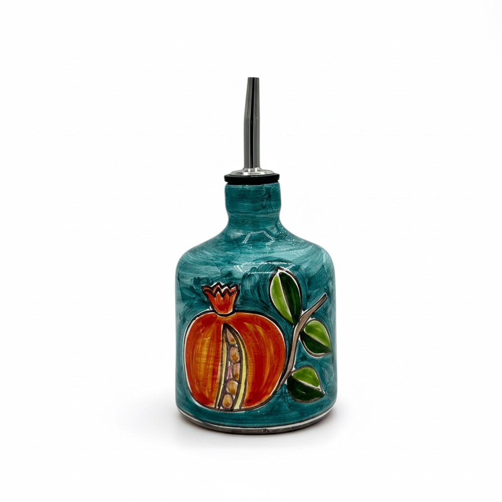 Bottiglia Melograno Fondo Colorato