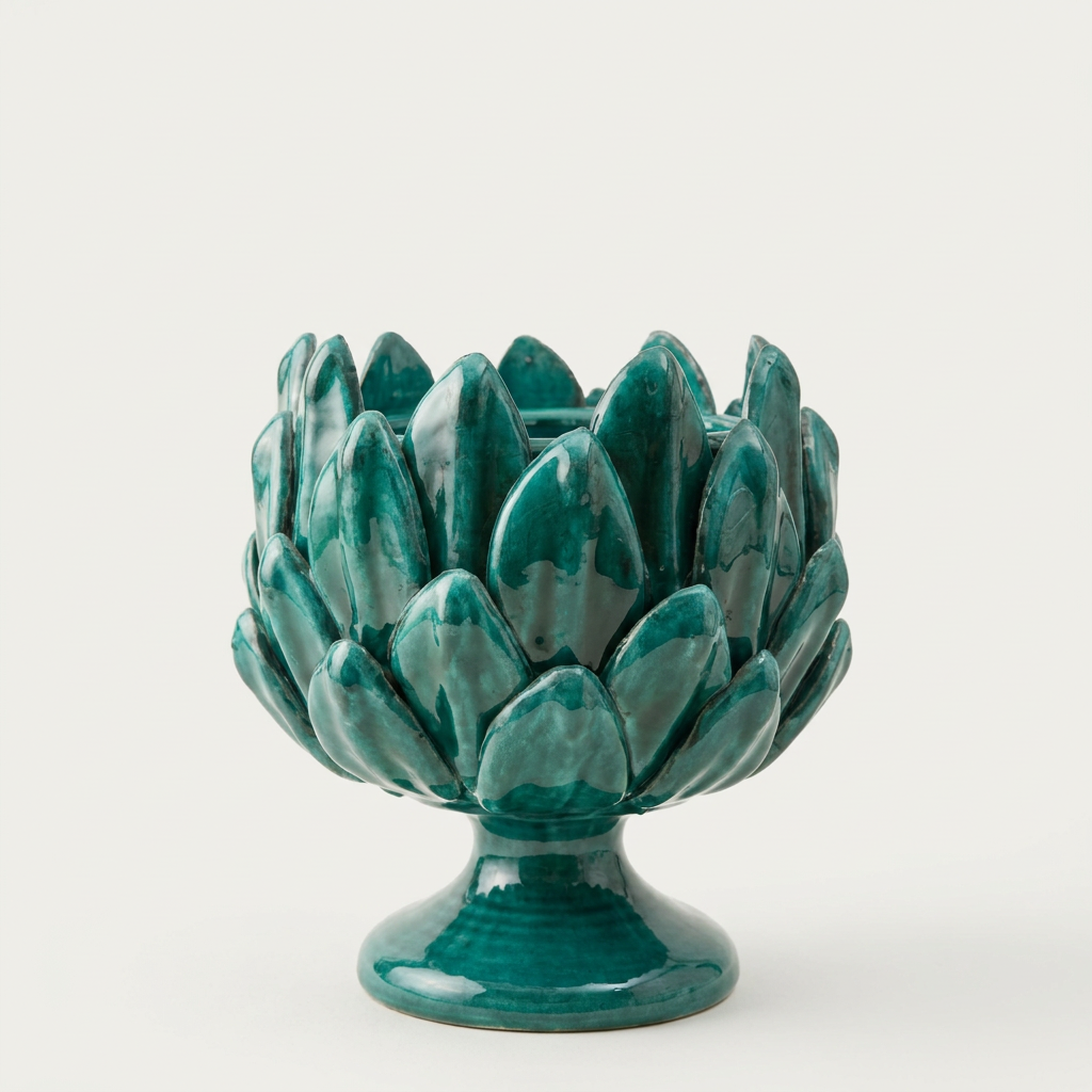 Vaso Carciofo Verde - d. 15 cm