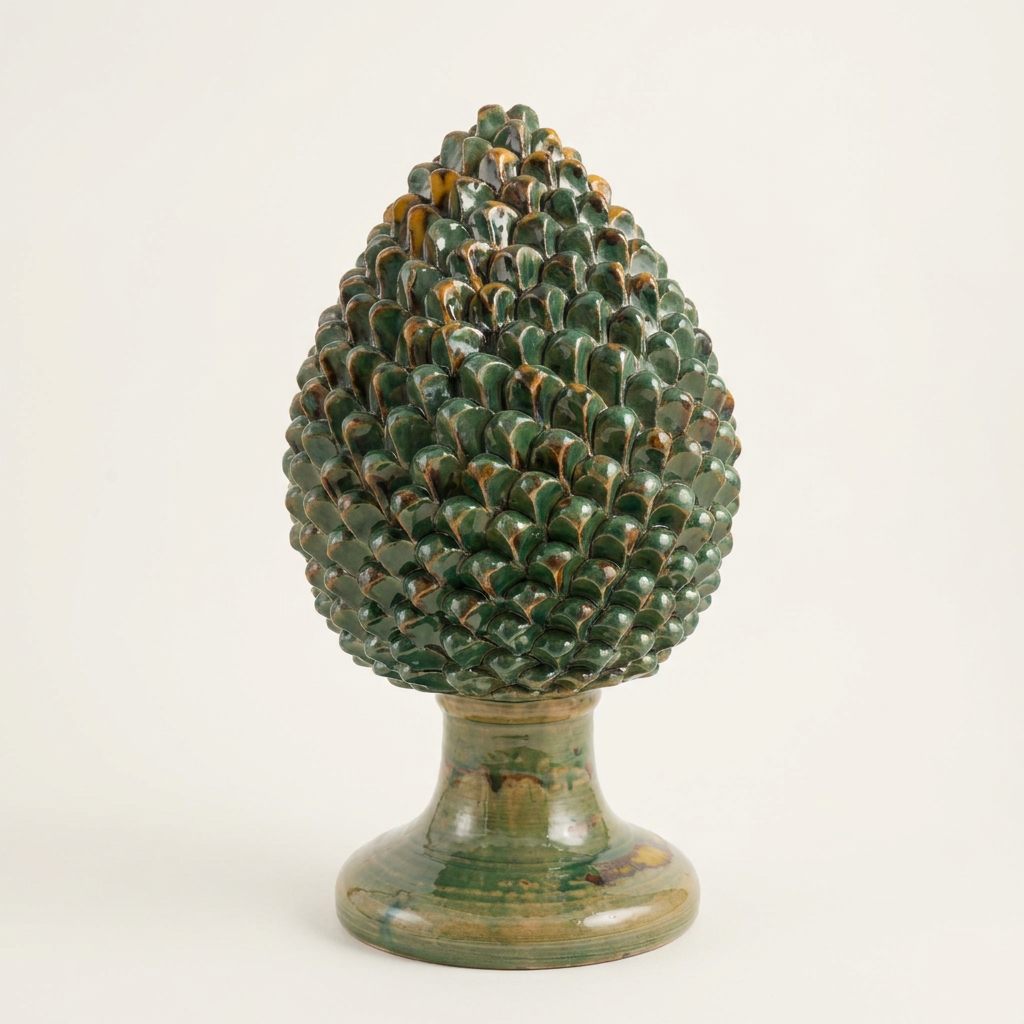 Pigna Verde e Giallo - H45cm