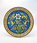 Assiette ornementale baroque