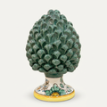 Pigna Verde Base Decorata H 20 cm
