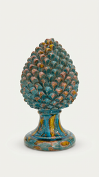 Pigna Azzurro/giallo/rosa - H30 cm