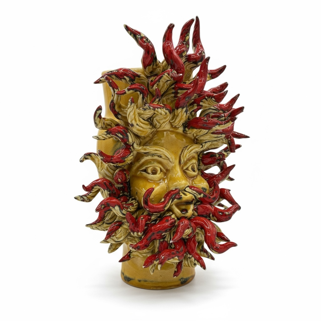 Eolo Giallo e Rosso- H 26 cm