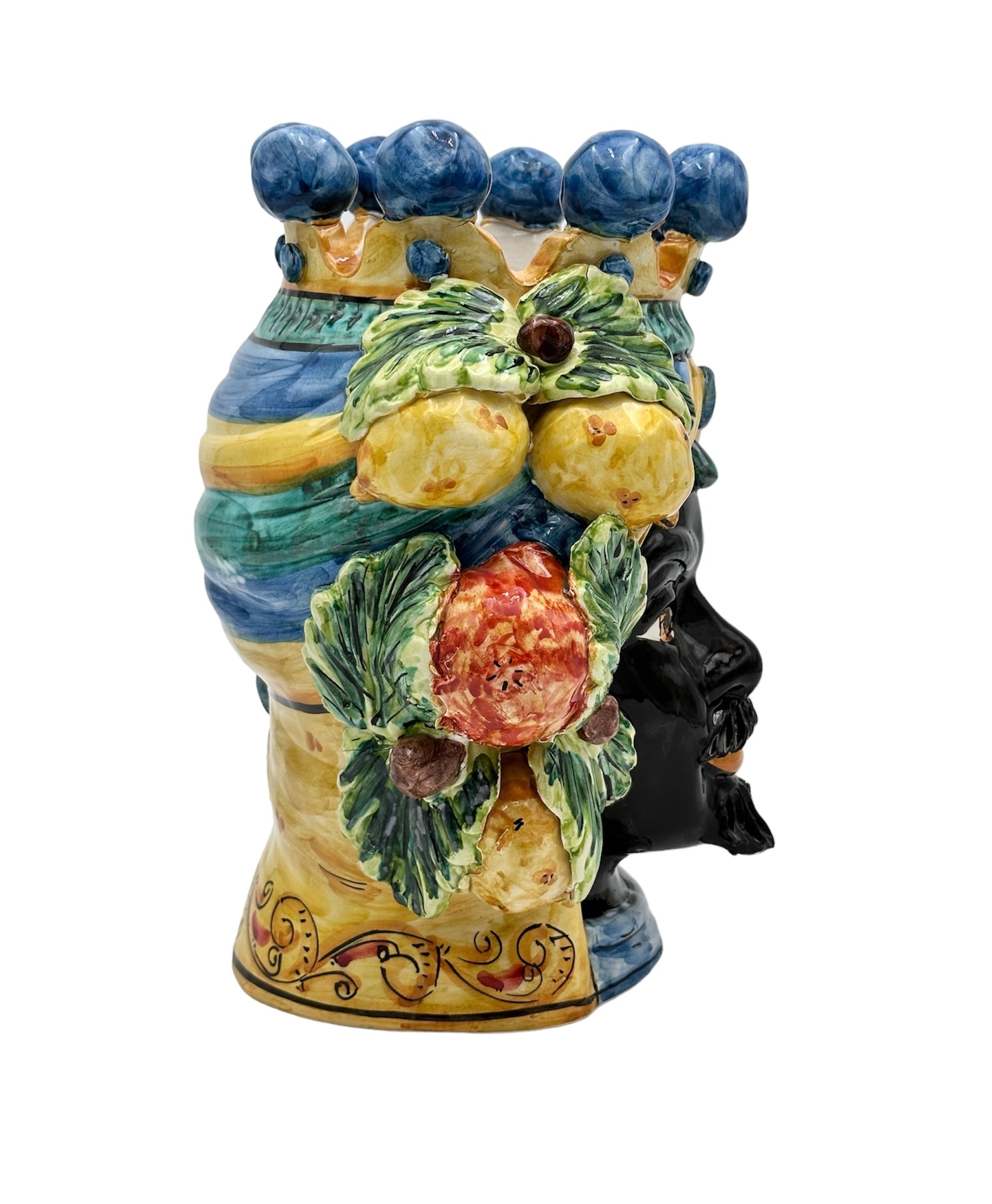Teste di Moro - H 30 cm - Frutta