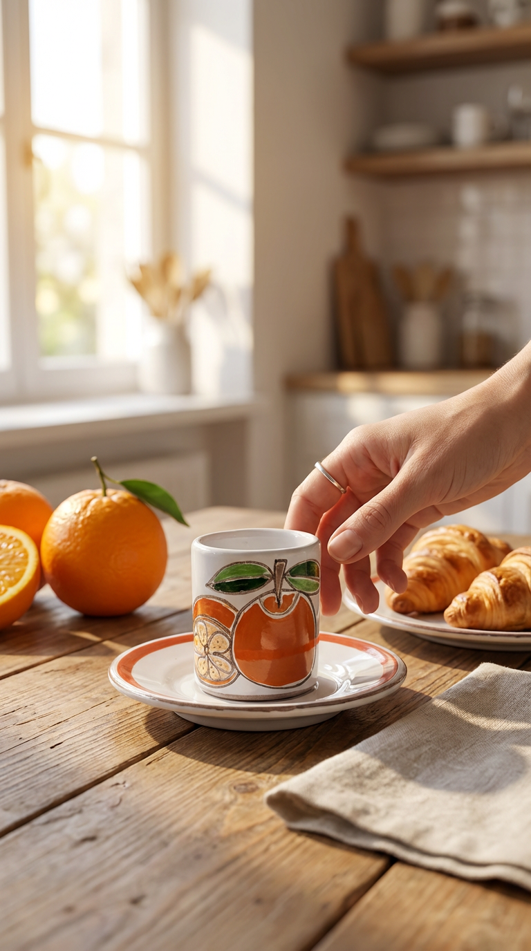 Tazzina da caffè Arancia