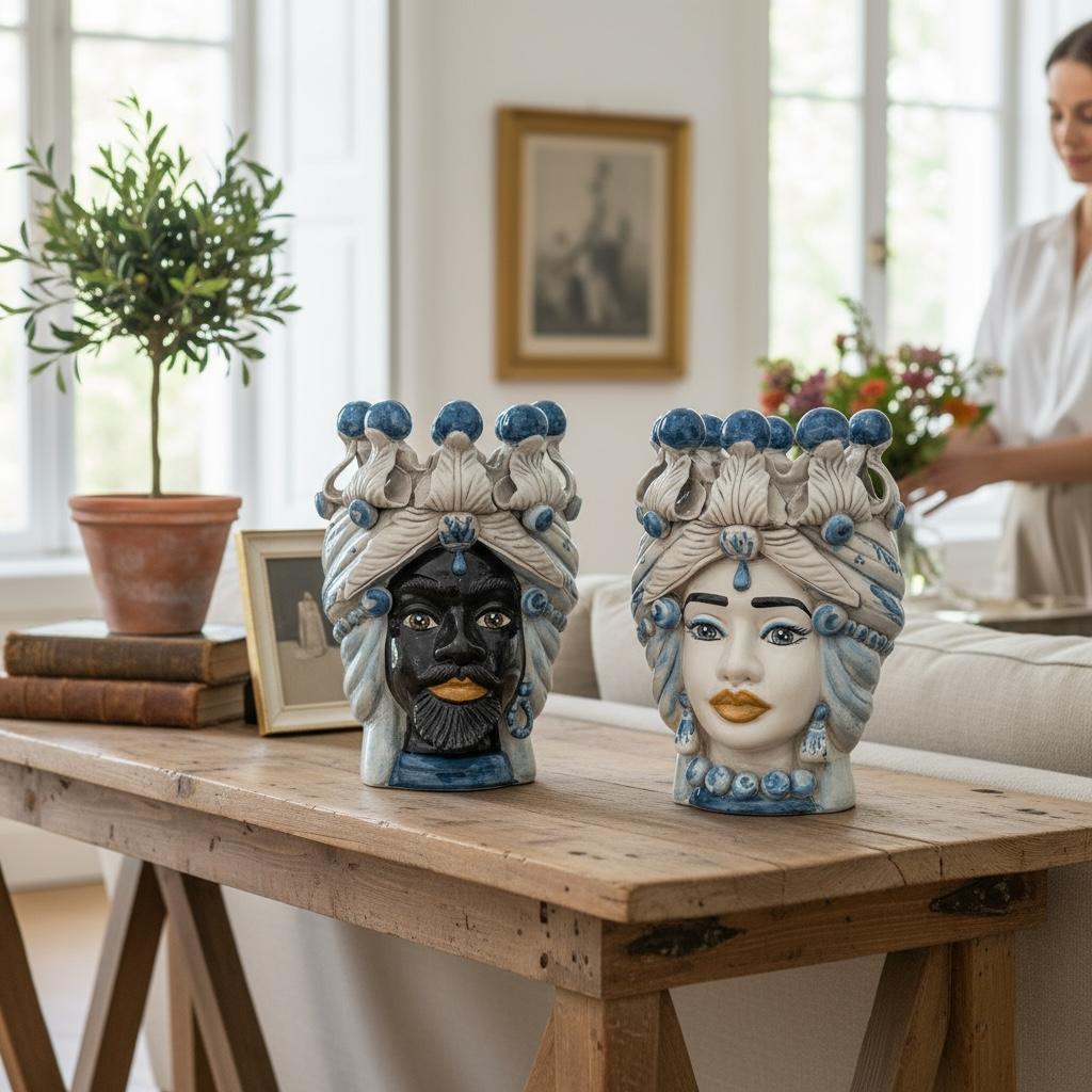 Teste di Moro - H 30 cm