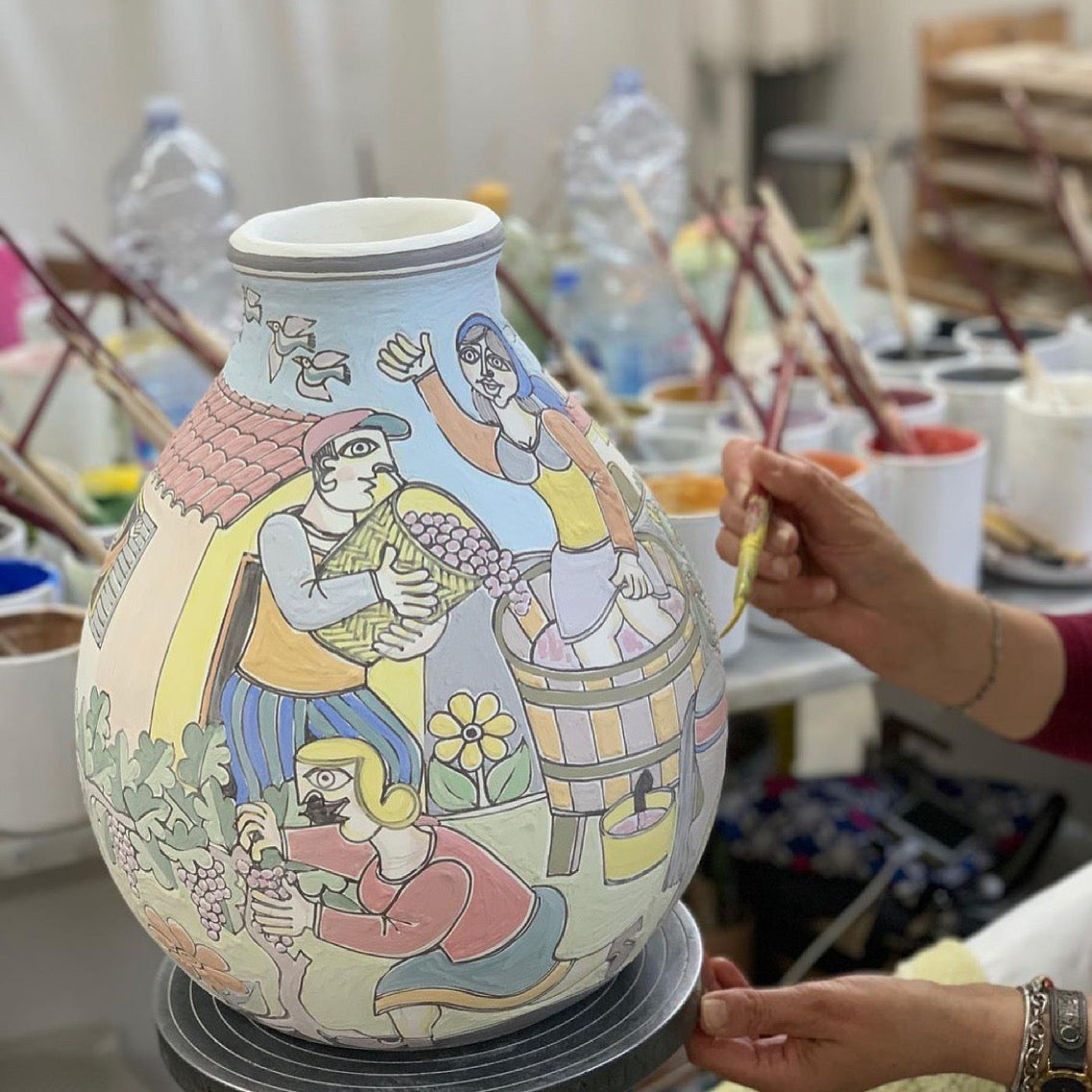 CERAMICHE DI SICILIA 花瓶 PSV1-1.jpg