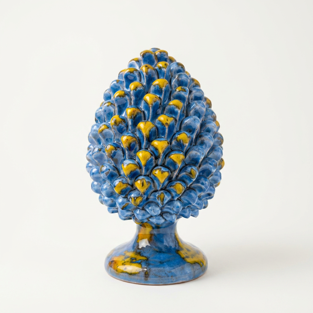Pigna Blu/Gialla -  H25 cm