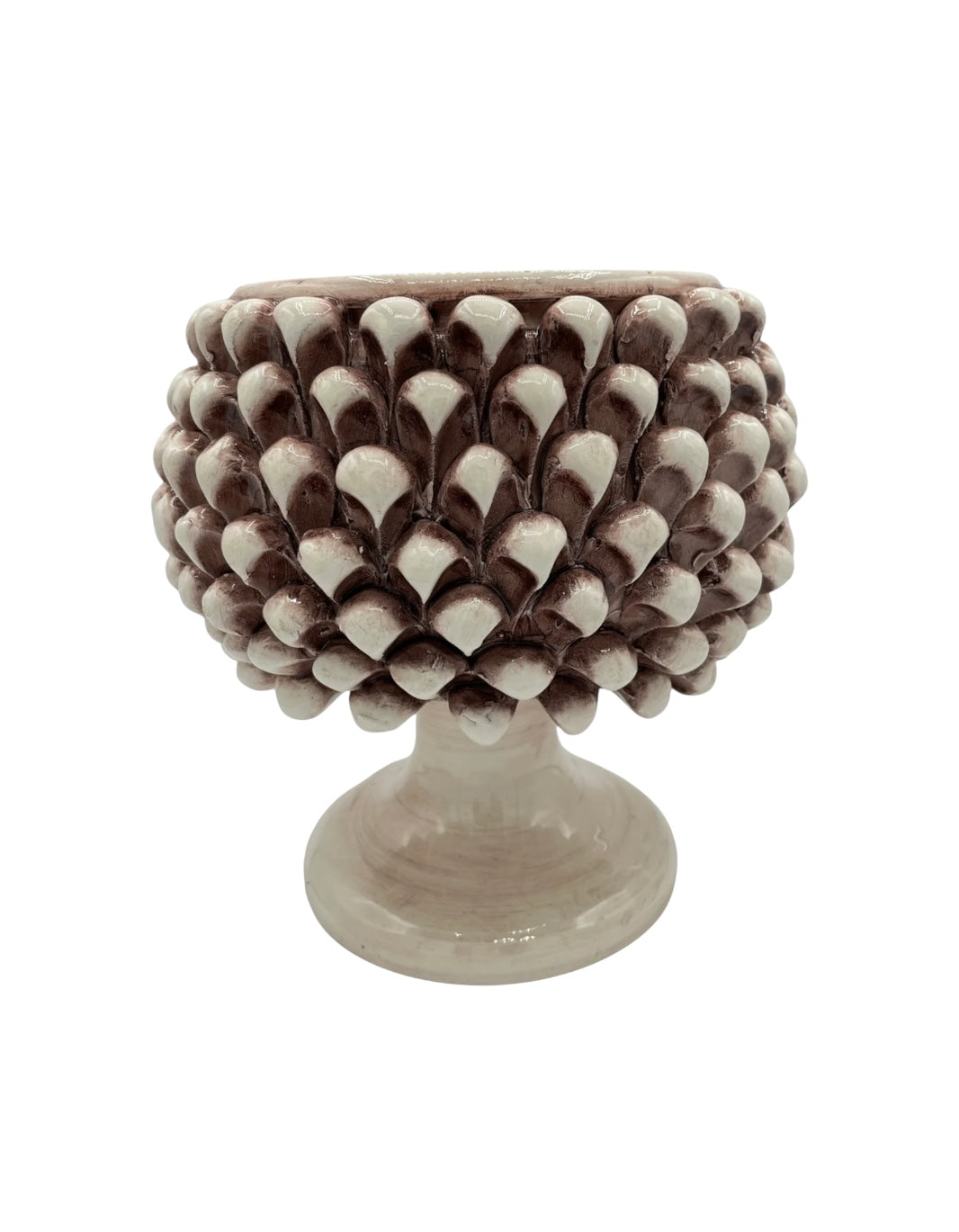 Half Pine Cone Antique White
