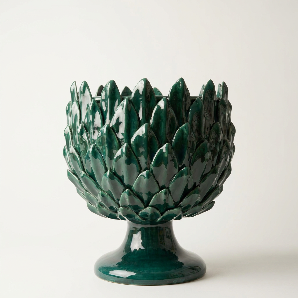 Vaso Carciofo Verde - d. 22 cm