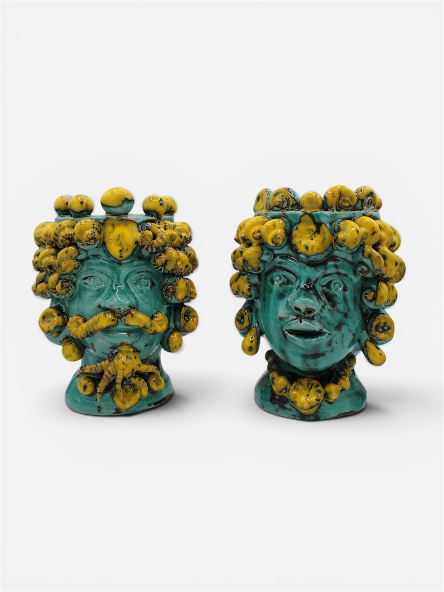 Teste Di Moro - Stilizzate H 17 Cm