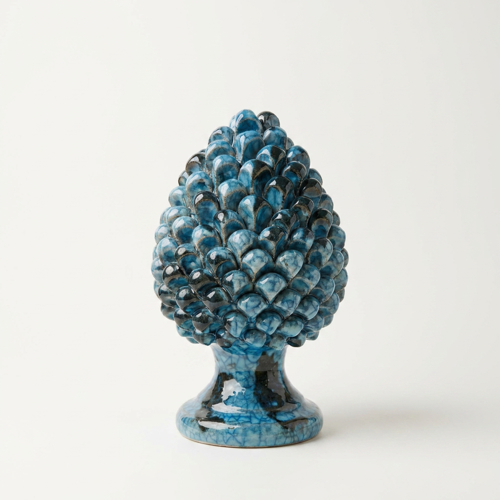 Pigna Celeste/blu - H20 cm