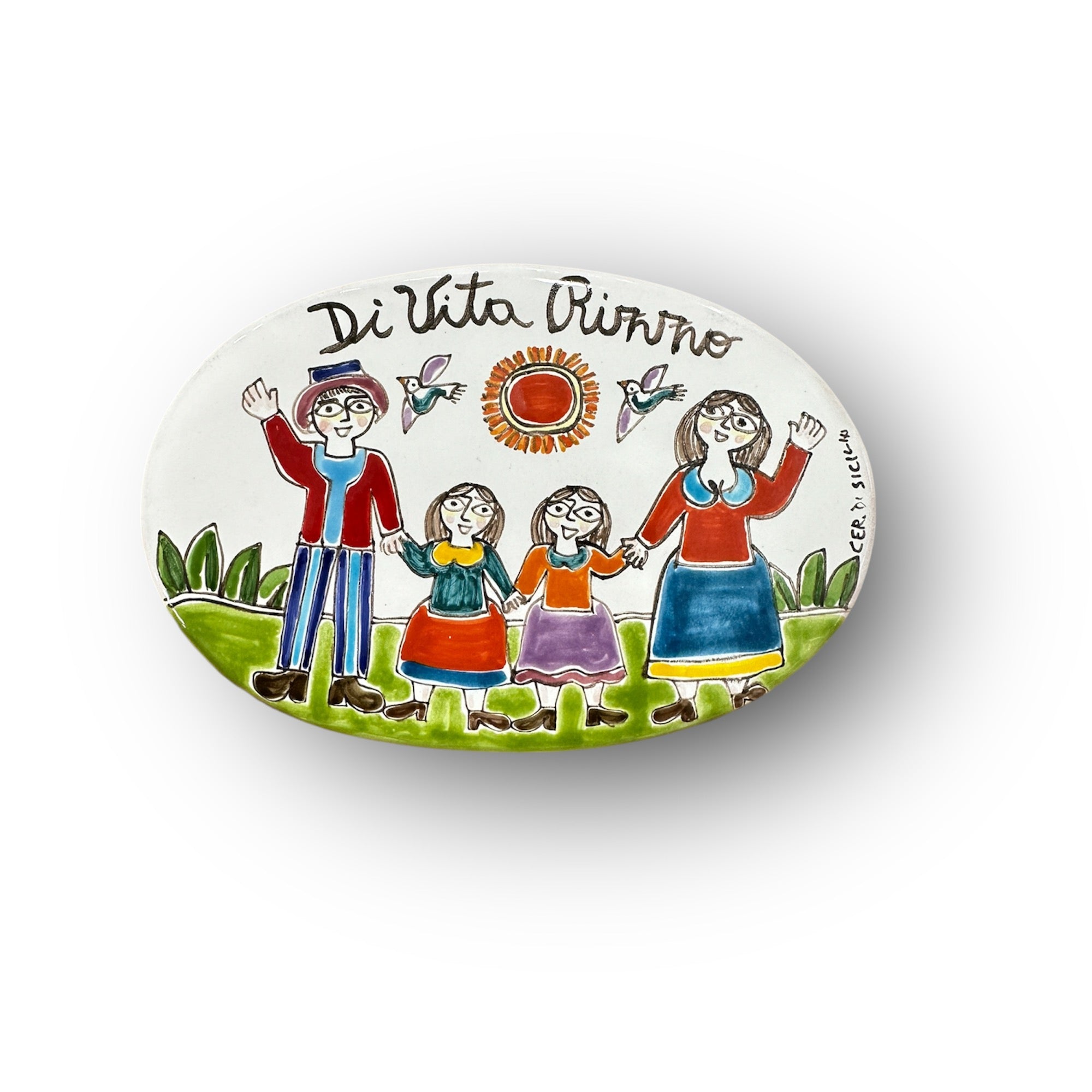 Targhetta Dietro Porta Famiglia