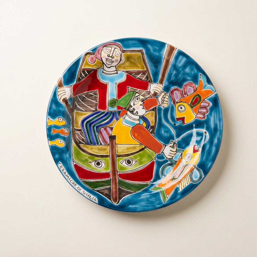 Pescatori  - Piatto d. 25 cm
