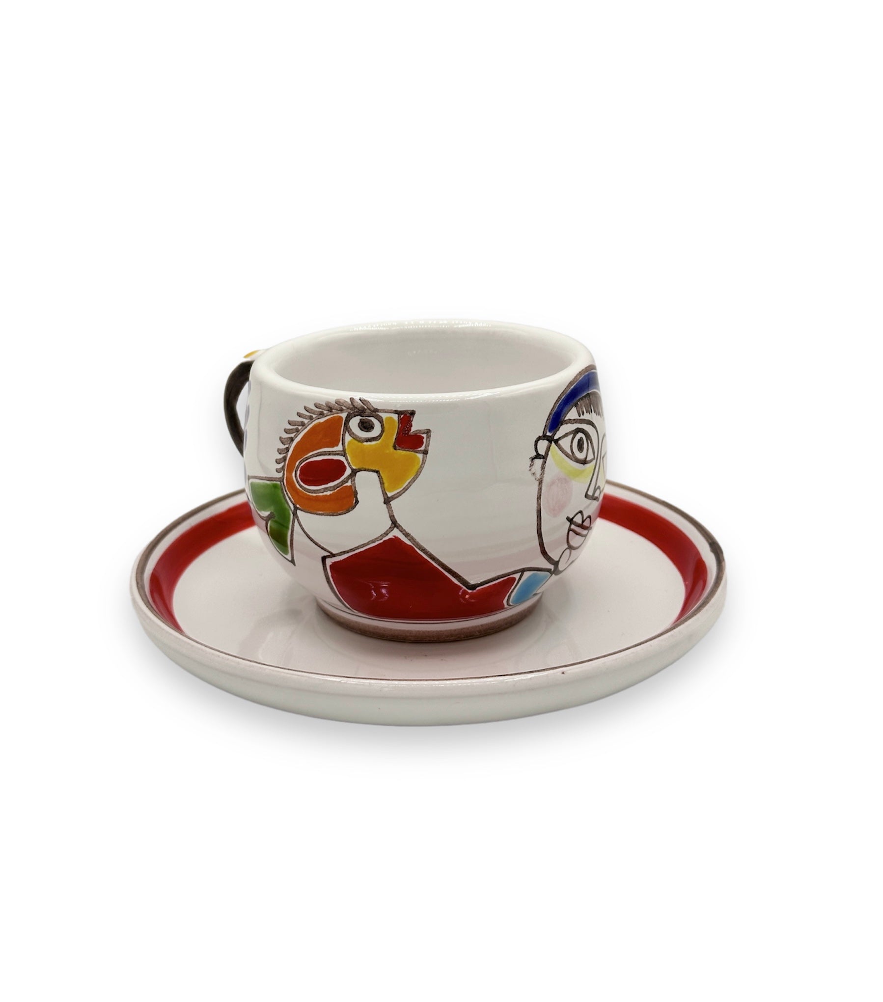 Tazza con piattino - Pescatore