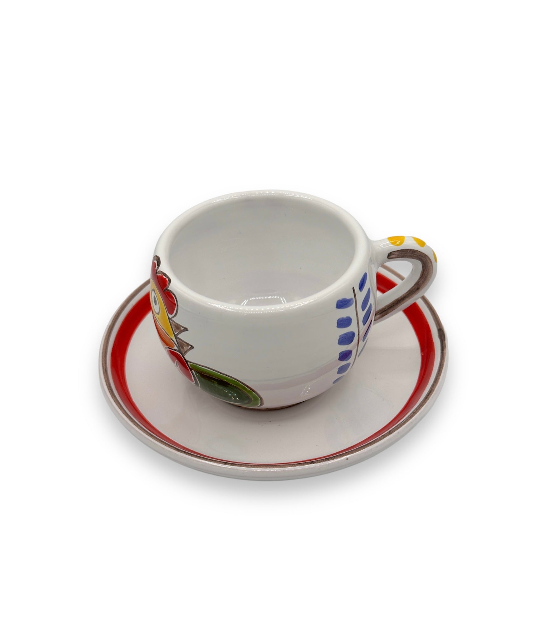Tazza con piattino - Gallina
