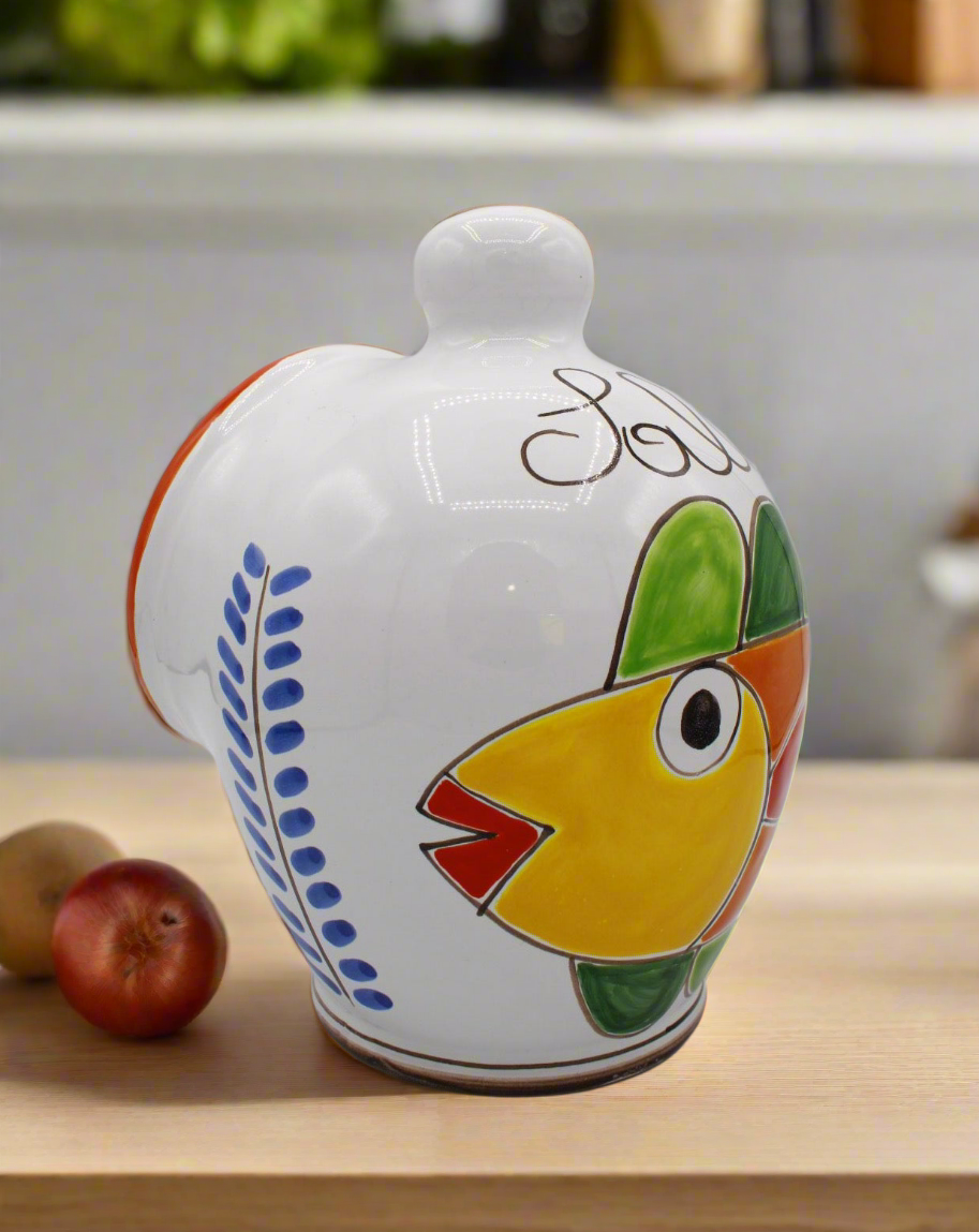 Salt Holder With Fish Mouth