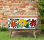 Porte Plantes Rectangulaire Marguerites