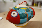 Fish cookie jar