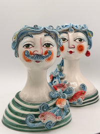 Teste di Moro - Mezzo busto - Coppia