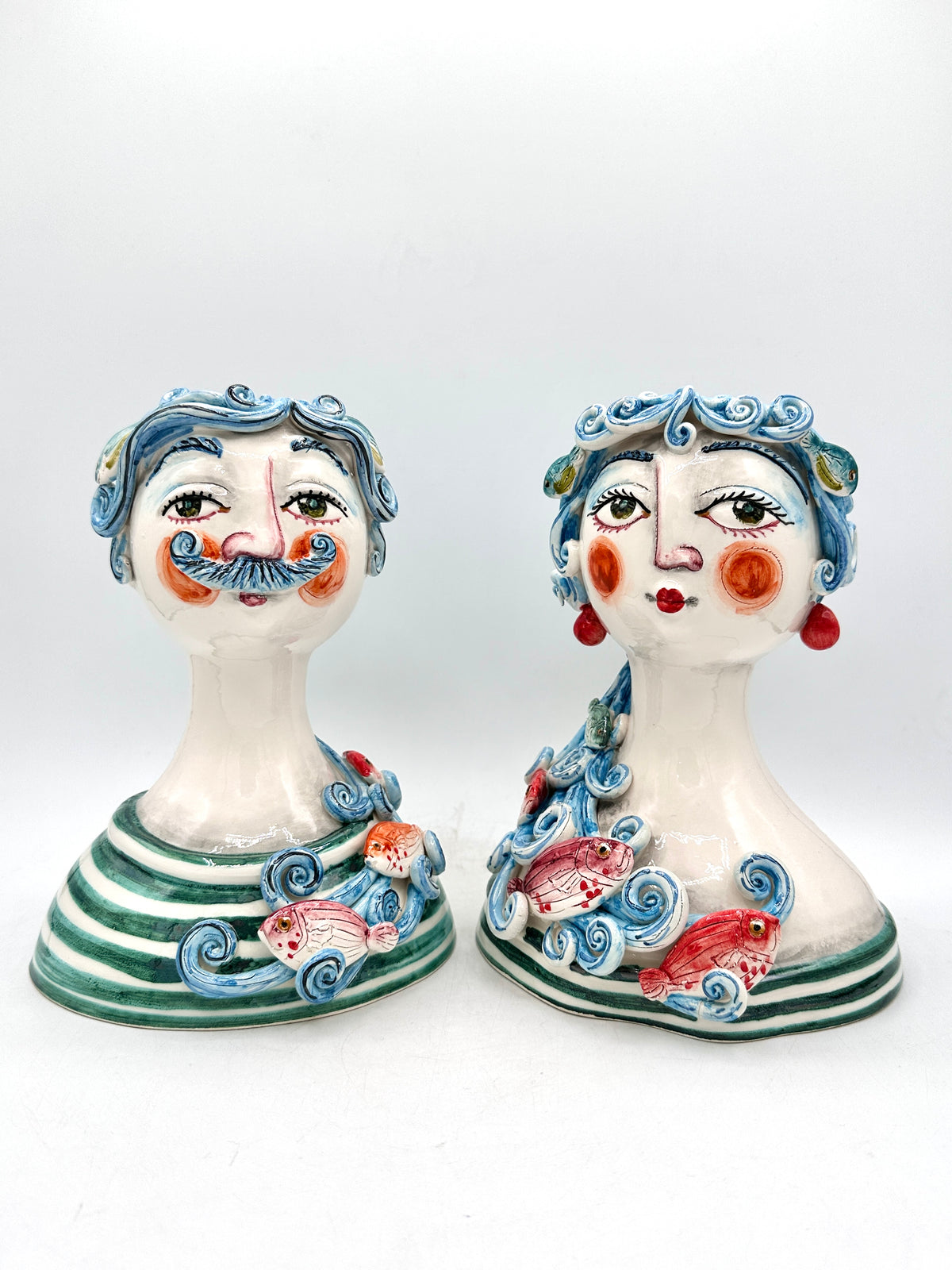 Teste di Moro - Mezzo busto - Coppia