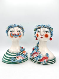 Teste di Moro - Mezzo busto - Coppia