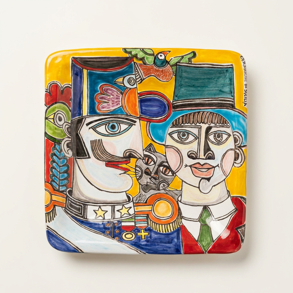 Il Carabiniere- Piatto 26x26 cm