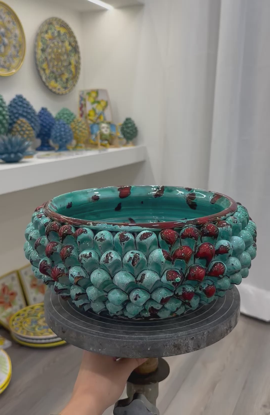 Centro Tavola Pigna Tricolore