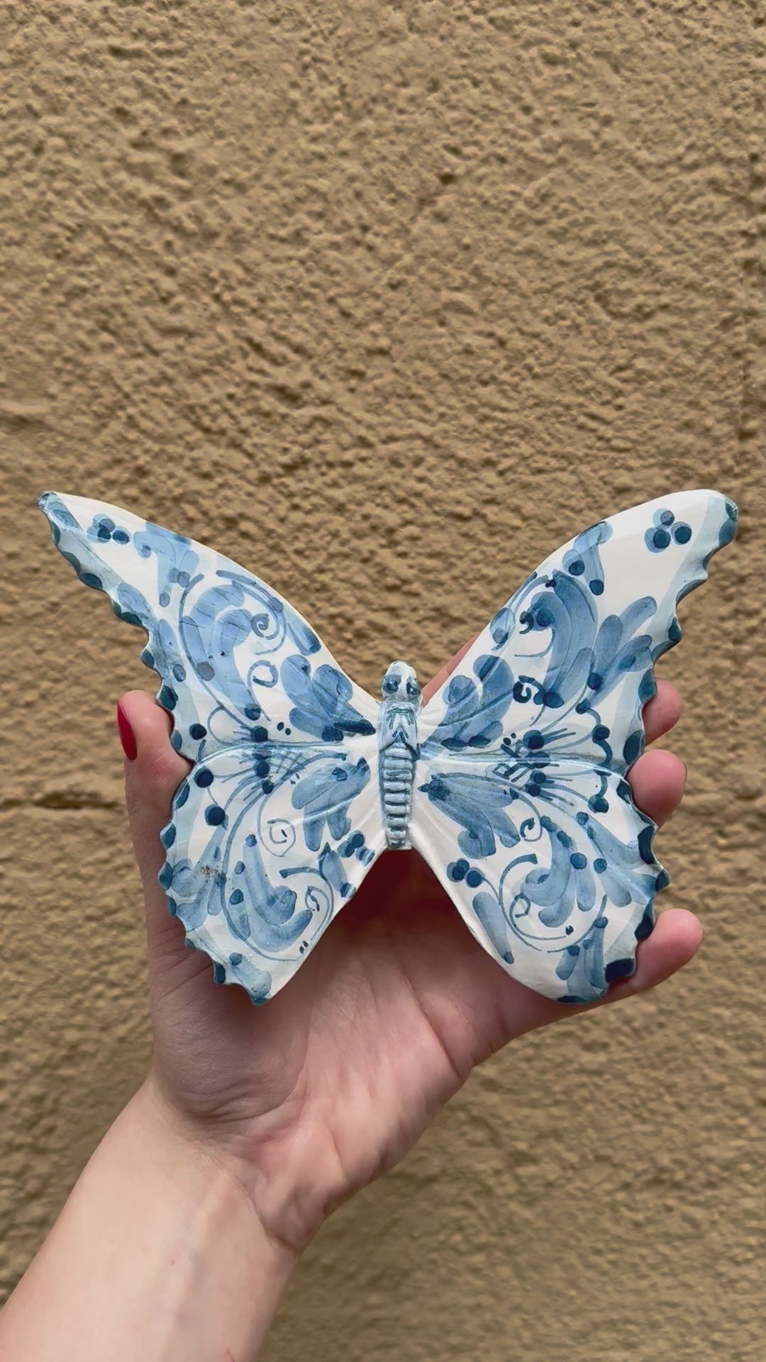 Farfalle Ali Bianche e Blu