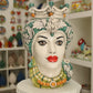 Moorish Heads Green Baroque Decoration