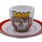 Tazzina Da Caffè Bombata Regina - Ceramiche Di Sicilia 
