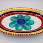 Piatto Ovale Filicudi - Ceramiche Di Sicilia 