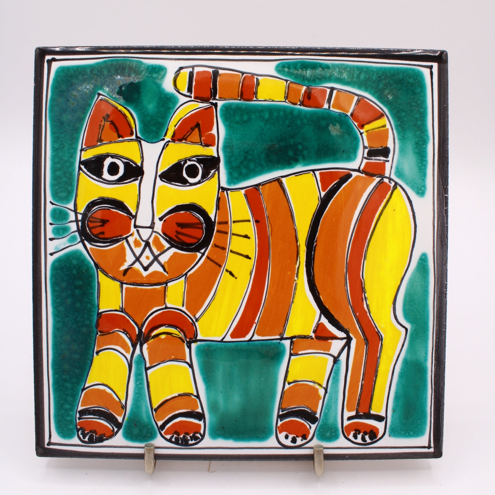 Piastrella Gatto - Ceramiche Di Sicilia 