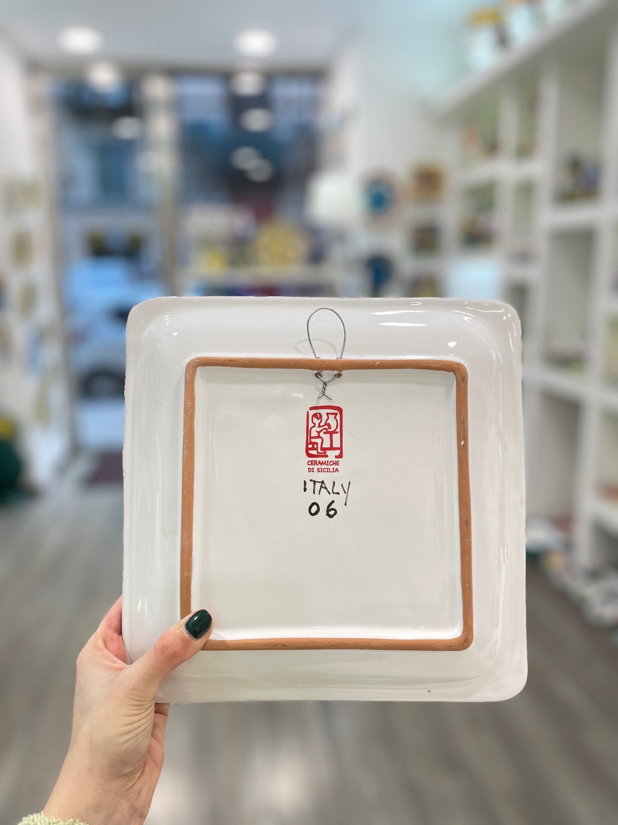 Square Plate - The Lady