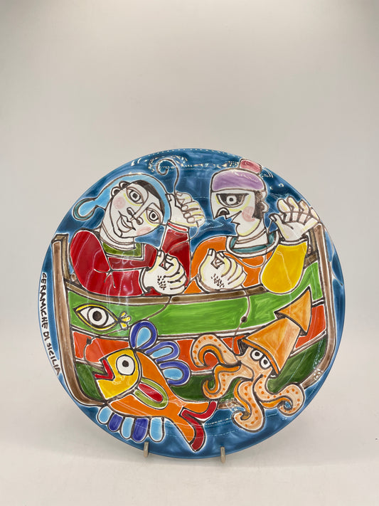 Piatto Tondo - Pescatori